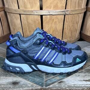 Adidas Thrasher 1.1 Gray Purple C76332 Trail Running Shoes Womens Size 6
